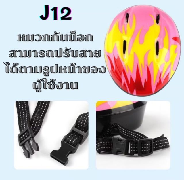 หมวกกันน็อคจักรยาน สำหรับใส่เล่นโรลเลอร์เบลดหรือสเก็ตบอร์ด สกู๊ตเตอร์ขาไถ และอุปกรณ์เสริม รูปที่ 3