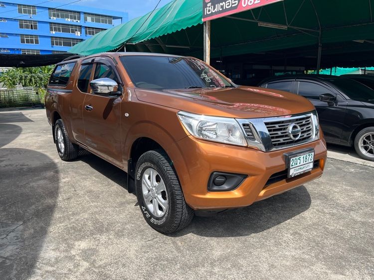 Nissan Navara 2019 2.5 E Pickup ดีเซล ไม่ติดแก๊ส เกียร์ธรรมดา ส้ม รูปที่ 3