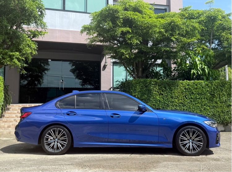 BMW Series 3 2021 320d Sedan ดีเซล ไม่ติดแก๊ส เกียร์อัตโนมัติ ฟ้า รูปที่ 2