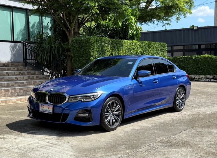 BMW Series 3 2021 320d Sedan ดีเซล ไม่ติดแก๊ส เกียร์อัตโนมัติ ฟ้า รูปที่ 4
