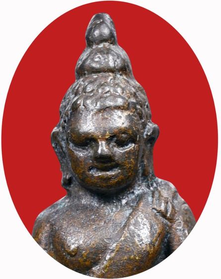 พระบ้าน🔔 พระกริ่งไพรีพินาศ วัดบวรนิเวศน์  ปี  2485 พิมพ์บัวเหลี่ยม นิยม รูปที่ 3