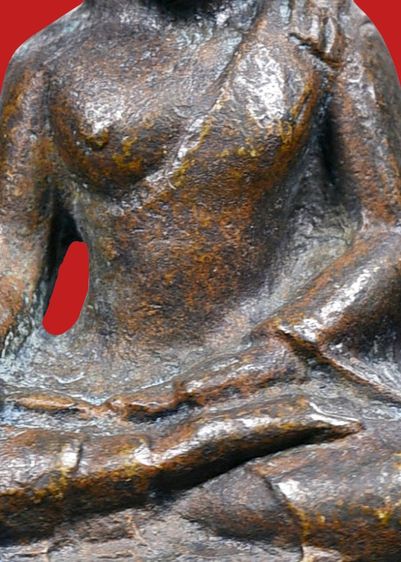 พระบ้าน🔔 พระกริ่งไพรีพินาศ วัดบวรนิเวศน์  ปี  2485 พิมพ์บัวเหลี่ยม นิยม รูปที่ 7