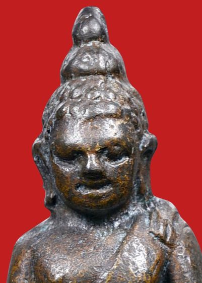 พระบ้าน🔔 พระกริ่งไพรีพินาศ วัดบวรนิเวศน์  ปี  2485 พิมพ์บัวเหลี่ยม นิยม รูปที่ 6