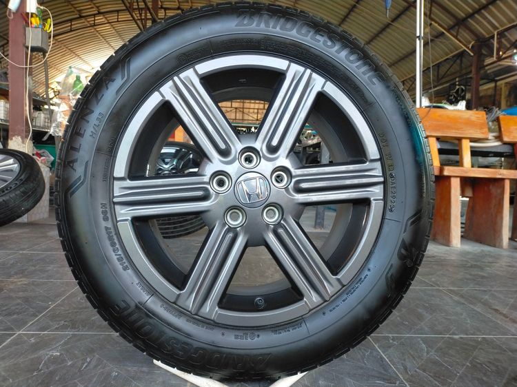 แม็กฮอนด้าสีเดิม ขอบ17 พร้อมยางบริสโตน 215 60 17 ปี22 ยางสวยทุกเส้นใส่ hrv หรือแปลงใส่ยี่ห้ออื่น 5 รู 114 รูปที่ 4