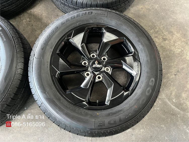 ✨ล้อแม็กป้ายแดง✨Mitsu Pajero Sport รุ่นใหม่ล่าสุด ขอบ 18 สีดำแท้💯พร้อมยาง 265-60-18 GOODRIDE💥ปี 25💥 รูปที่ 3