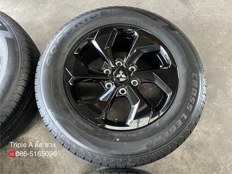 ✨ล้อแม็กป้ายแดง✨Mitsu Pajero Sport รุ่นใหม่ล่าสุด ขอบ 18 สีดำแท้💯พร้อมยาง 265-60-18 GOODRIDE💥ปี 25💥 รูปที่ 5