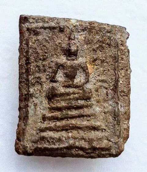 🔹พระเก่า เนื้อหายาก ดูเข้มขลังมาก‼️🔹พระพุทธ หลังยันต์ เนื้อหนังควายเผือก