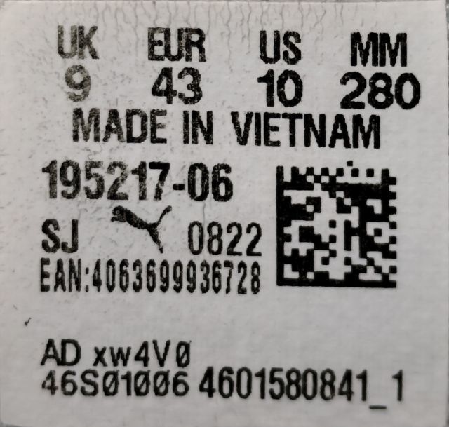 PUMA Triple Basketball 43.0 28.0 แท้ มือสอง รูปที่ 5