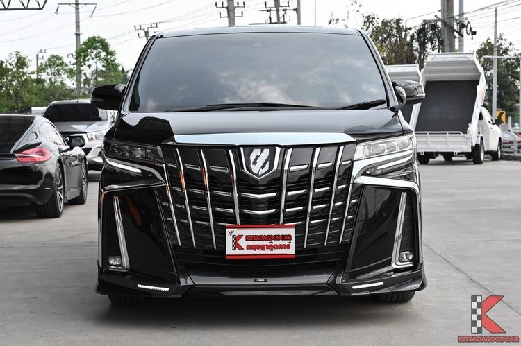 Toyota Alphard 2021 2.5 S C-Package Van เบนซิน ไม่ติดแก๊ส เกียร์อัตโนมัติ ดำ รูปที่ 2