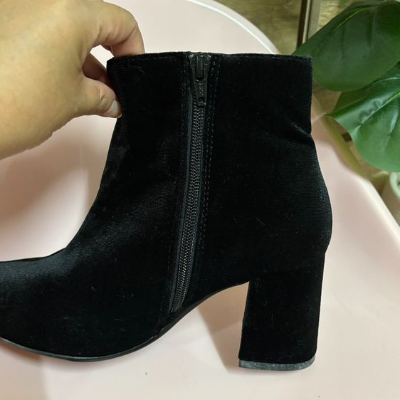 Dukkah (WEGO) Size L รองเท้าบู้ทข้อสั้นผ้ากำมะหยี่ ปักดอกไม้ สวยม้าก  รูปที่ 10