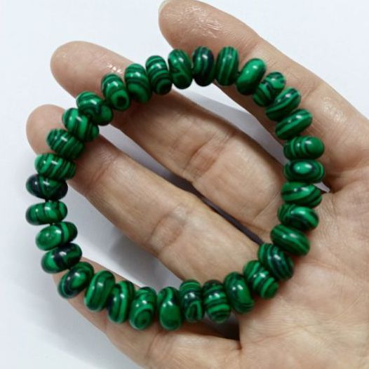 สร้อยข้อมือหินแท้ มาลาไคท์ รูปที่ 4