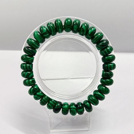 สร้อยข้อมือหินแท้ มาลาไคท์ รูปที่ 2