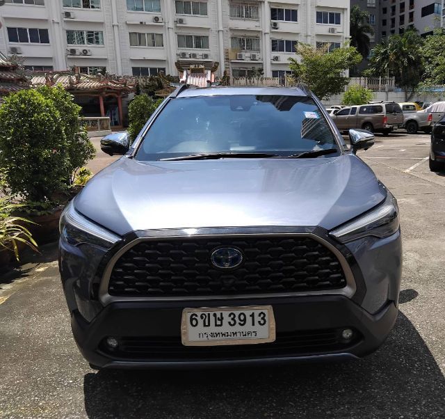 รถ Toyota Corolla Cross 1.8 Hybrid Premium Safety สี เทา