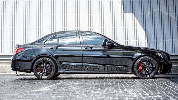 Mercedes-Benz C-Class 2021 C43 Sedan เบนซิน ไม่ติดแก๊ส เกียร์อัตโนมัติ ดำ รูปที่ 4