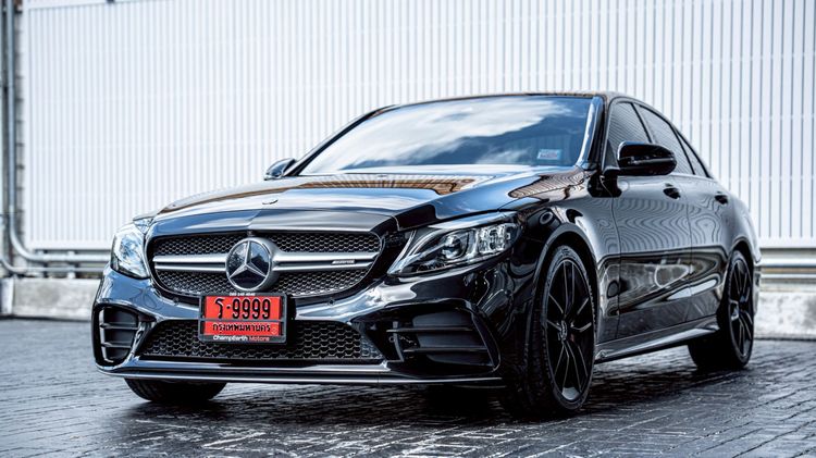 Mercedes-Benz C-Class 2021 C43 Sedan เบนซิน ไม่ติดแก๊ส เกียร์อัตโนมัติ ดำ รูปที่ 3