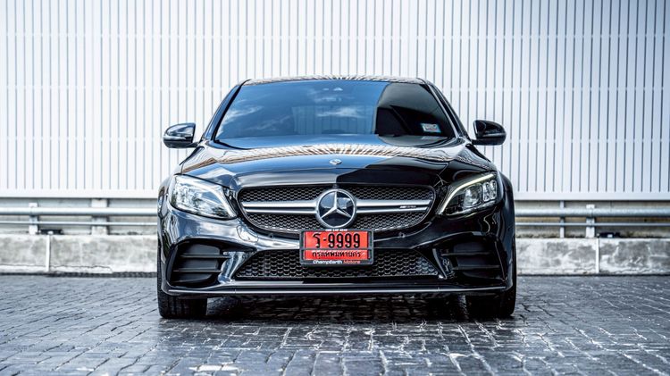 Mercedes-Benz C-Class 2021 C43 Sedan เบนซิน ไม่ติดแก๊ส เกียร์อัตโนมัติ ดำ รูปที่ 2