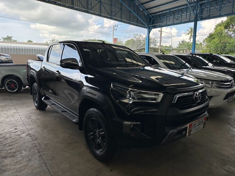 Toyota Hilux Revo 2023 Double Cab 2.4 Entry Prerunner Pickup ดีเซล ไม่ติดแก๊ส เกียร์อัตโนมัติ ดำ รูปที่ 2