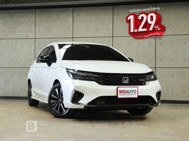 Honda City 2023 1.5 e:HEV RS Sedan ไฮบริด ไม่ติดแก๊ส เกียร์อัตโนมัติ ขาว