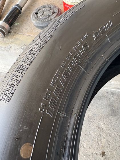 ยางถอดป้ายแดงDUNLOP195-60-16 ปี25 ปีแท้ ใส่แทน 205-55-16 ได้เลยจ้า รูปที่ 8
