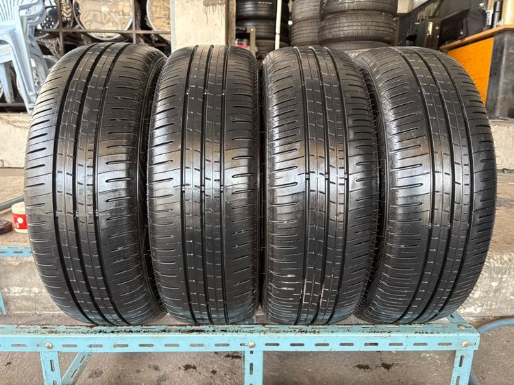 ยางถอดป้ายแดงDUNLOP195-60-16 ปี25 ปีแท้ ใส่แทน 205-55-16 ได้เลยจ้า