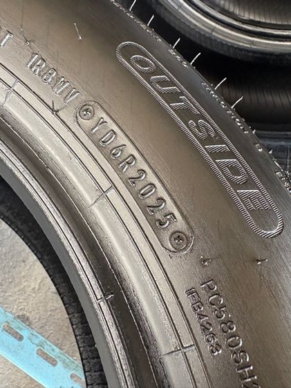 ยางถอดป้ายแดงDUNLOP195-60-16 ปี25 ปีแท้ ใส่แทน 205-55-16 ได้เลยจ้า รูปที่ 9