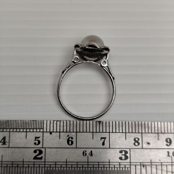 🔖แหวนเงินแท้ ตอกโค๊ตSilver ของจริงสวยมาก งานจากญี่ปุ่น รูปที่ 7