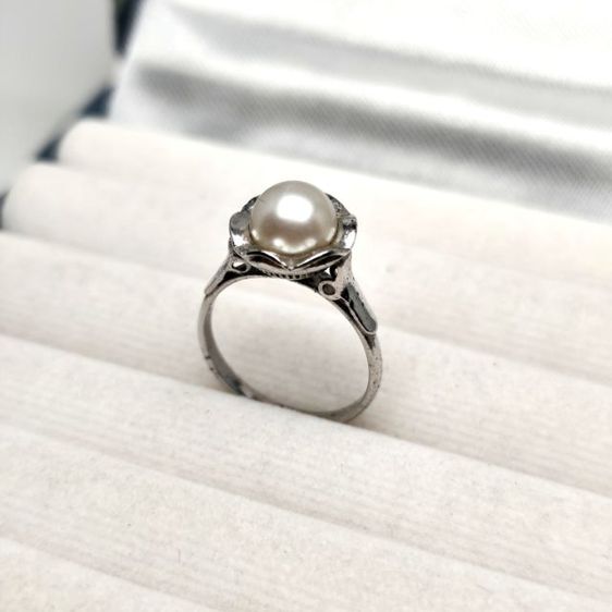 🔖แหวนเงินแท้ ตอกโค๊ตSilver ของจริงสวยมาก งานจากญี่ปุ่น รูปที่ 5