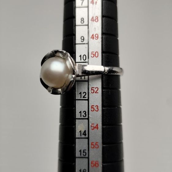 🔖แหวนเงินแท้ ตอกโค๊ตSilver ของจริงสวยมาก งานจากญี่ปุ่น รูปที่ 8