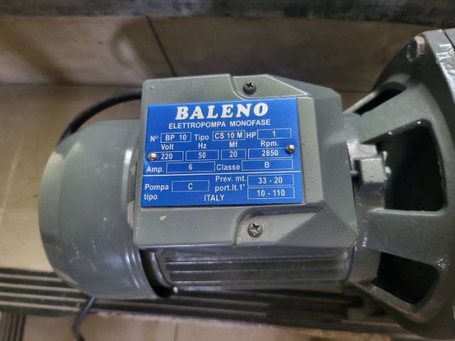 ปั๊มหอยโข่ง BALENO 🇮🇹 อิตาลีแท้ รูปที่ 5