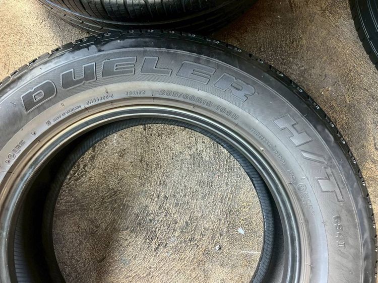 ยาง Bridgestone Dueler HT 255 60 18 คู่ 1500 บาท สภาพดี รูปที่ 7