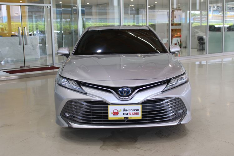 Toyota Camry 2018 2.5 HV Premium Sedan ไฮบริด ไม่ติดแก๊ส เกียร์อัตโนมัติ เทา รูปที่ 2