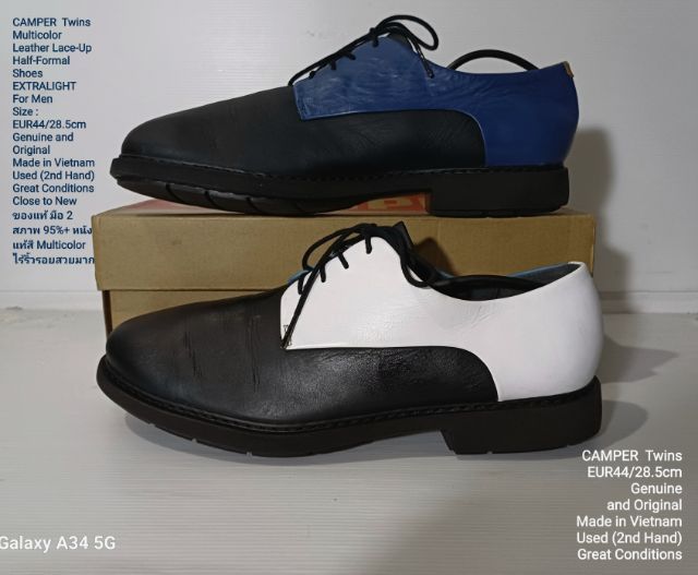 CAMPER Twins, Men's 44EU(28.5cm) Genuine and Original ของแท้ มือ 2 สภาพใกล้เคียงของใหม่, รองเท้า CAMPER หนังแท้สวย พื้นเต็ม ไม่มีตำหนิใดๆ รูปที่ 16