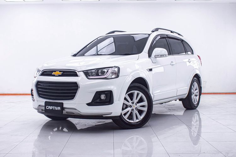 รถ Chevrolet Captiva 2.4 LSX สี ขาว