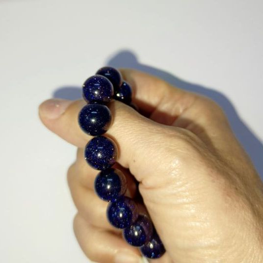 สร้อยข้อมือหินแท้ ทรายเงิน รูปที่ 4