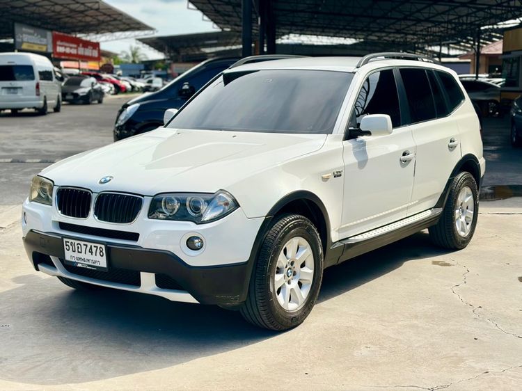 BMW X3 2008 2.0 xDrive20d 4WD Utility-car ดีเซล ไม่ติดแก๊ส เกียร์อัตโนมัติ ขาว รูปที่ 2