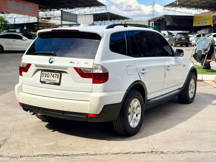 BMW X3 2008 2.0 xDrive20d 4WD Utility-car ดีเซล ไม่ติดแก๊ส เกียร์อัตโนมัติ ขาว รูปที่ 3