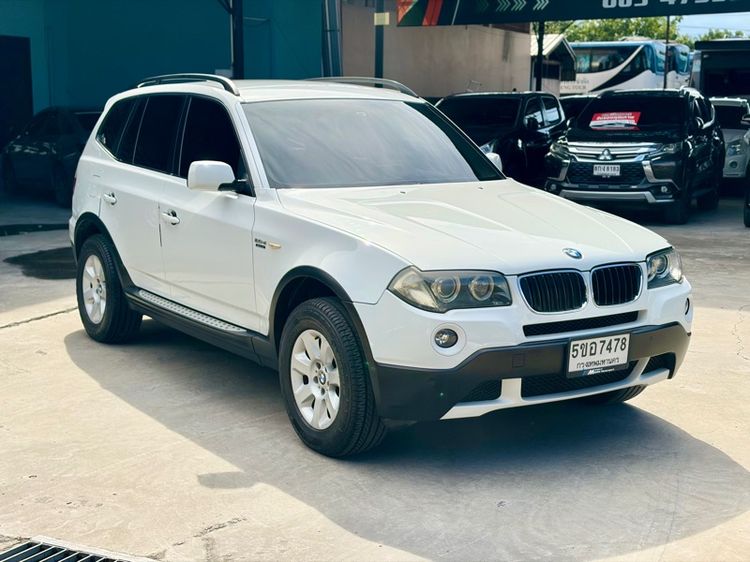 รถ BMW X3 2.0 xDrive20d 4WD สี ขาว