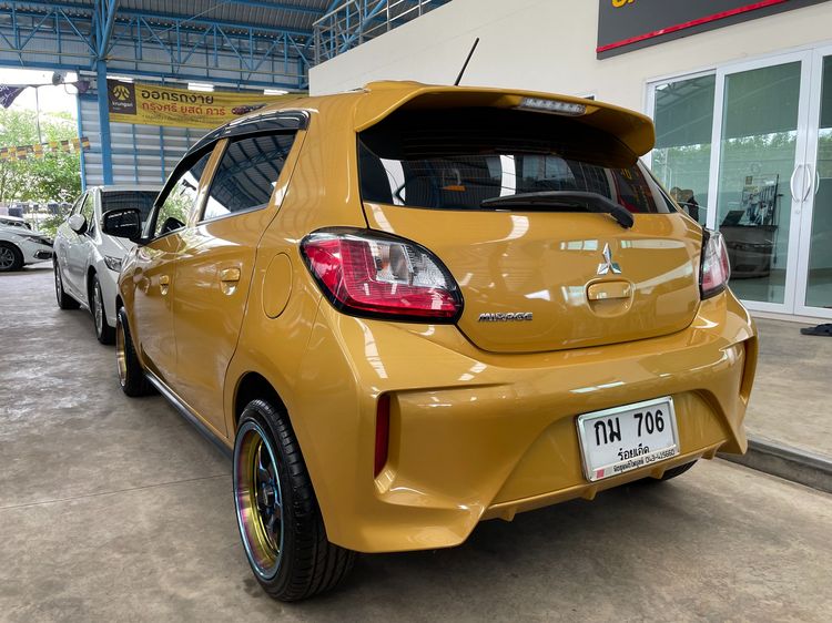 Mitsubishi Mirage 2020 1.2 GLX Sedan เบนซิน ไม่ติดแก๊ส เกียร์อัตโนมัติ เหลือง รูปที่ 4