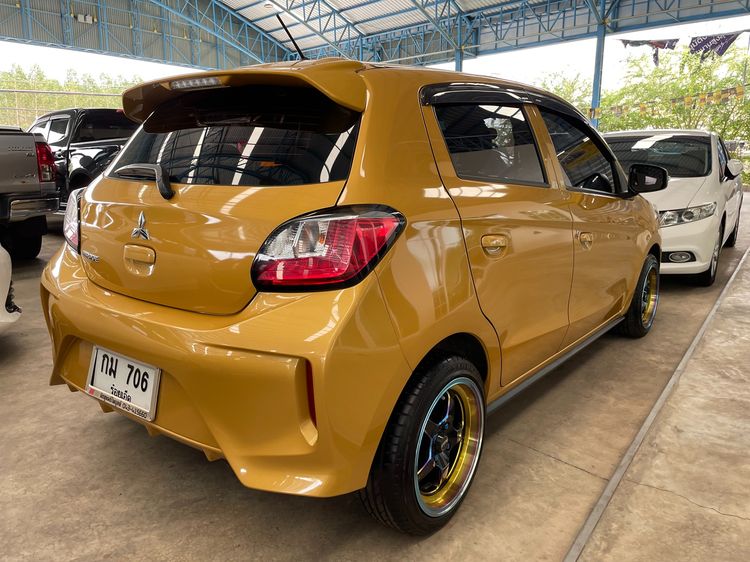 Mitsubishi Mirage 2020 1.2 GLX Sedan เบนซิน ไม่ติดแก๊ส เกียร์อัตโนมัติ เหลือง รูปที่ 3
