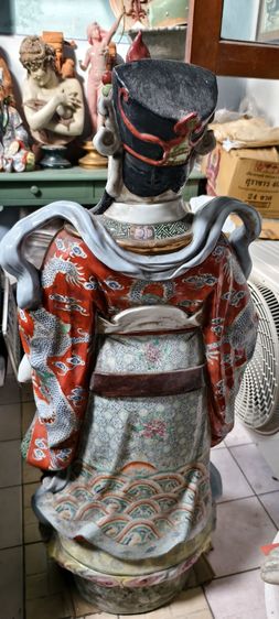 เซียนกระเบื้องขนาดใหญ่มากเก่าโบราณ รูปที่ 8