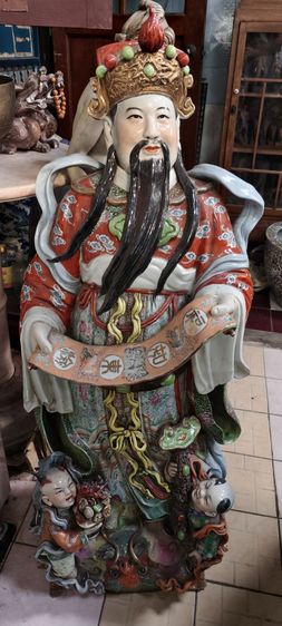 เซียนกระเบื้องขนาดใหญ่มากเก่าโบราณ รูปที่ 3