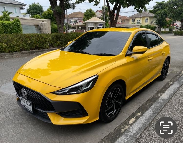 MG MG5 2021 1.5 X Sedan เบนซิน ไม่ติดแก๊ส เกียร์อัตโนมัติ เหลือง รูปที่ 2