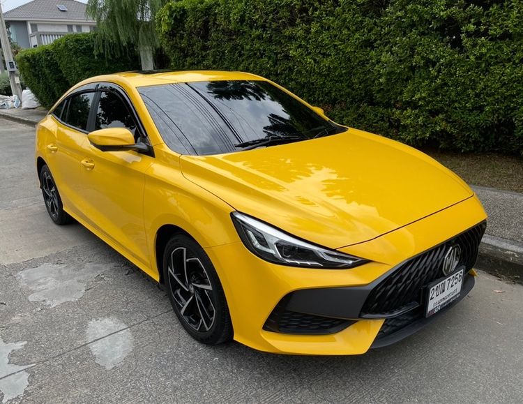 MG MG5 2021 1.5 X Sedan เบนซิน ไม่ติดแก๊ส เกียร์อัตโนมัติ เหลือง รูปที่ 4