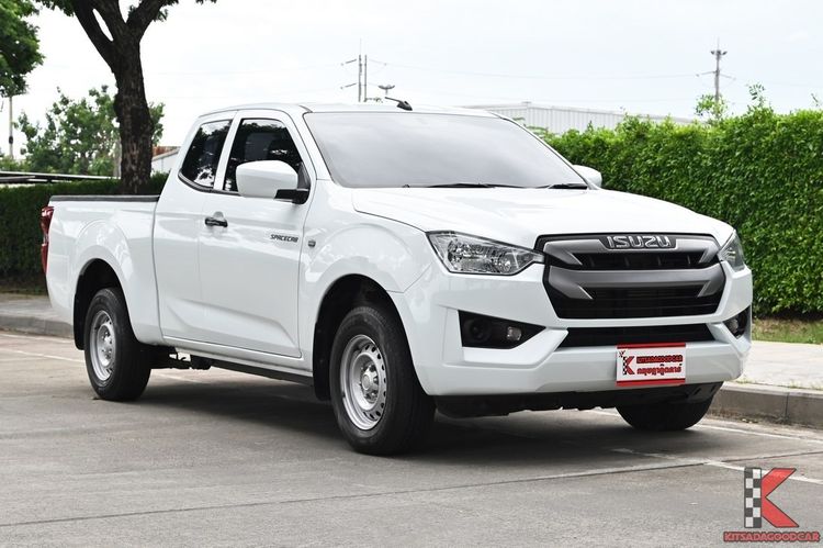 Isuzu D-MAX 2021 1.9 S Pickup ดีเซล ไม่ติดแก๊ส เกียร์อัตโนมัติ ขาว