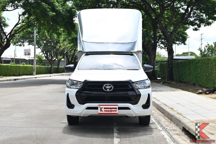 Toyota Hilux Revo 2021 2.4 Entry Pickup ดีเซล ไม่ติดแก๊ส เกียร์อัตโนมัติ ขาว รูปที่ 2