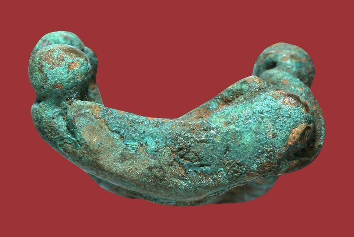 เทวรูปพระวิษณุ เนื้อสำริดสนิมเขียวหยก หายาก  รูปที่ 10