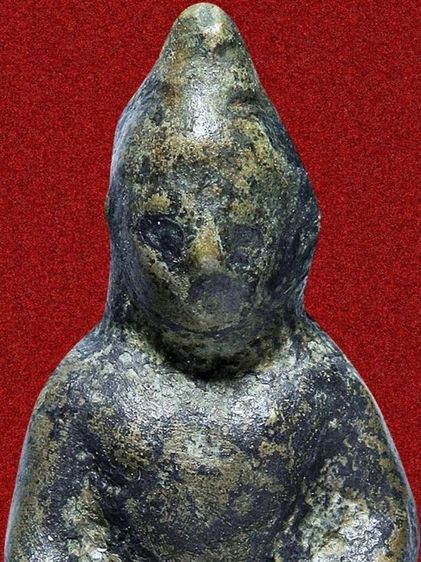 ไม่ตัดช่อ พระชัยวัฒน์ไพรีพินาศ วัดบวรนิเวศ พิมพ์บัวเหลี่ยม เก่ามาก รูปที่ 7