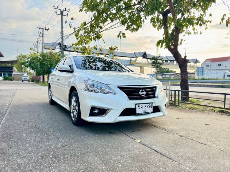 Nissan Sylphy 2018 1.6 SV Sedan เบนซิน ไม่ติดแก๊ส เกียร์อัตโนมัติ ขาว รูปที่ 2