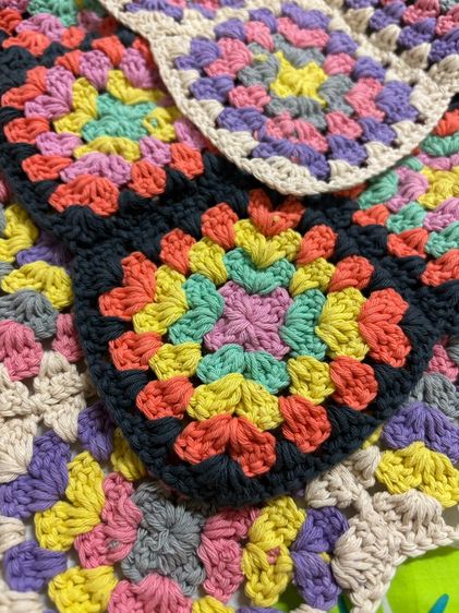 🧡SALE 80.- 🧡 ผ้าโพกหัวไหมพรมถัก งาน handmade มือ 1 รูปที่ 7