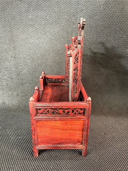 ตู้ไม้ บัลลังก์ สไตล์จีน งานจิ๋วสะสมA6 รูปที่ 12